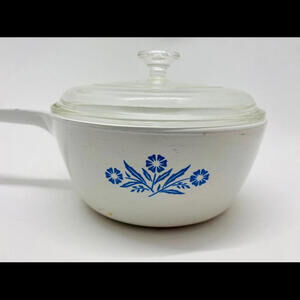 Vintage Corning Ware Pot with Lid